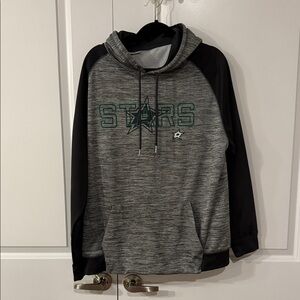 Gray and Black Men's Hoodie- no size label similar to large